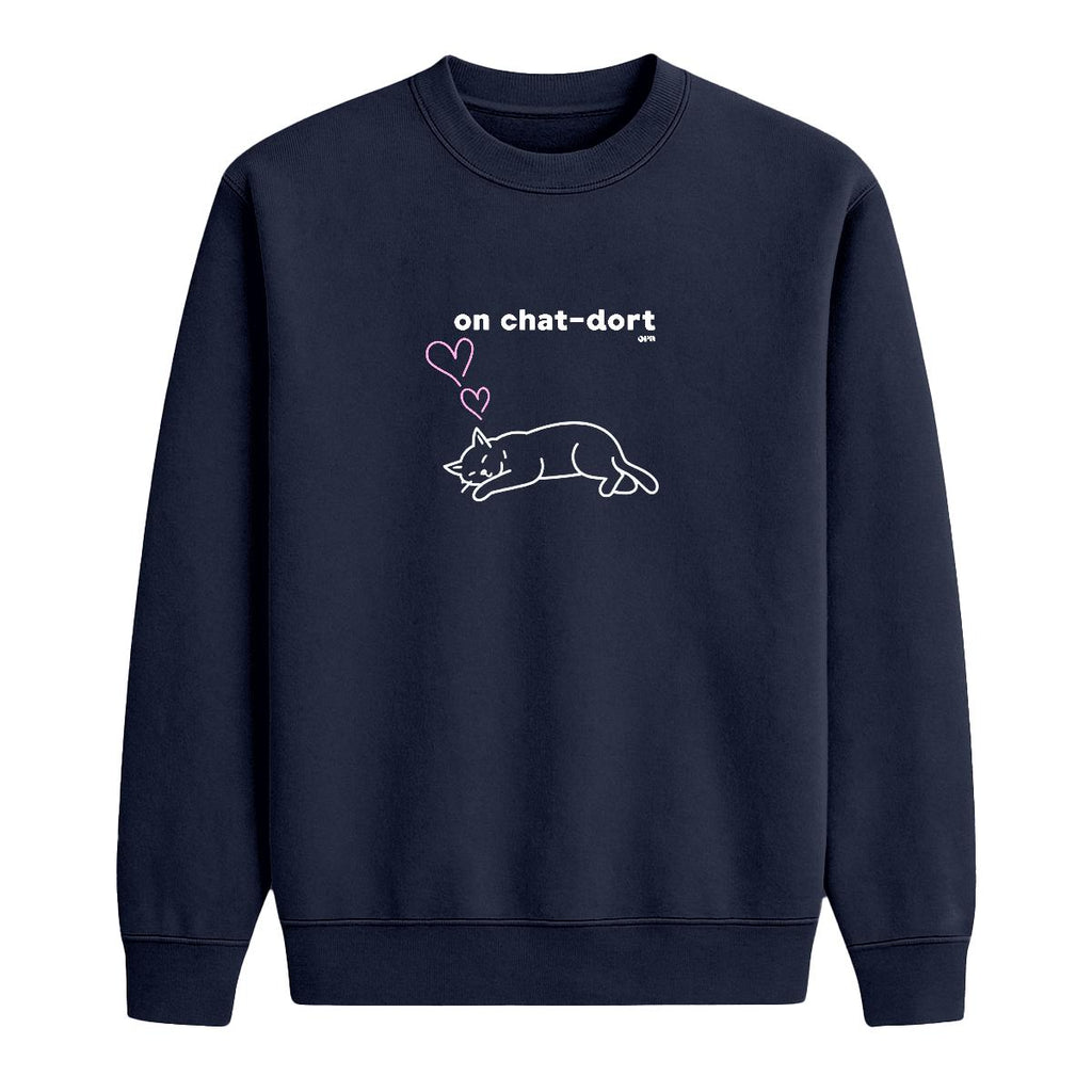 Sweat-shirt On chat-dort