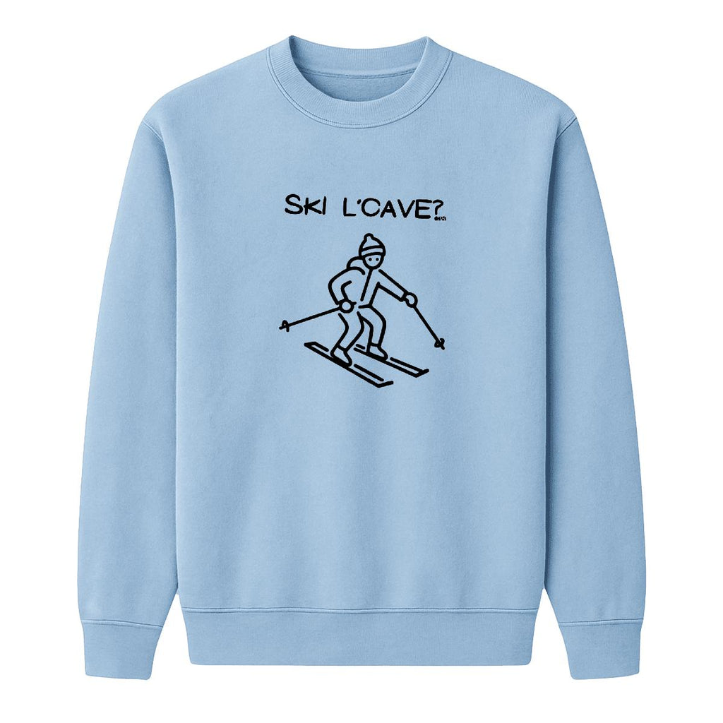 Sweat-shirt Ski l'cave