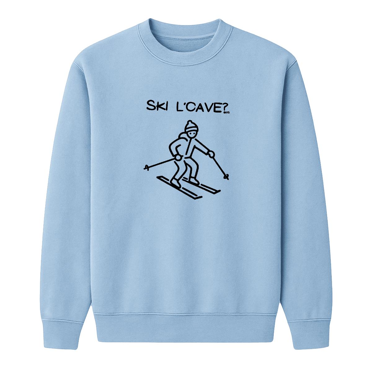Sweat-shirt Ski l'cave
