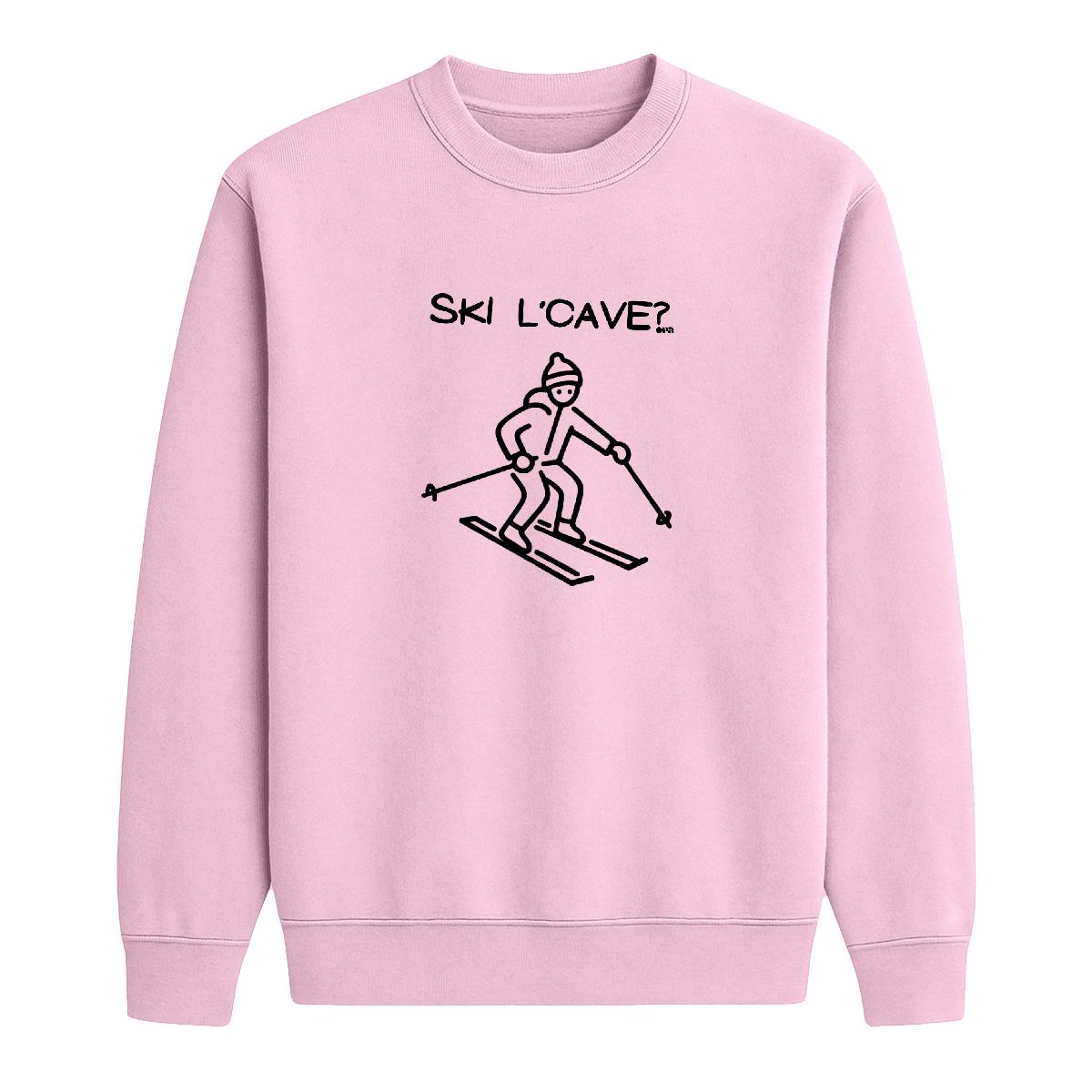 Sweat-shirt Ski l'cave