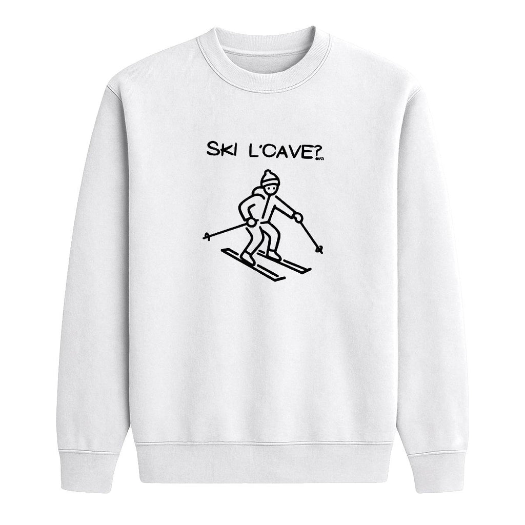 Sweat-shirt Ski l'cave
