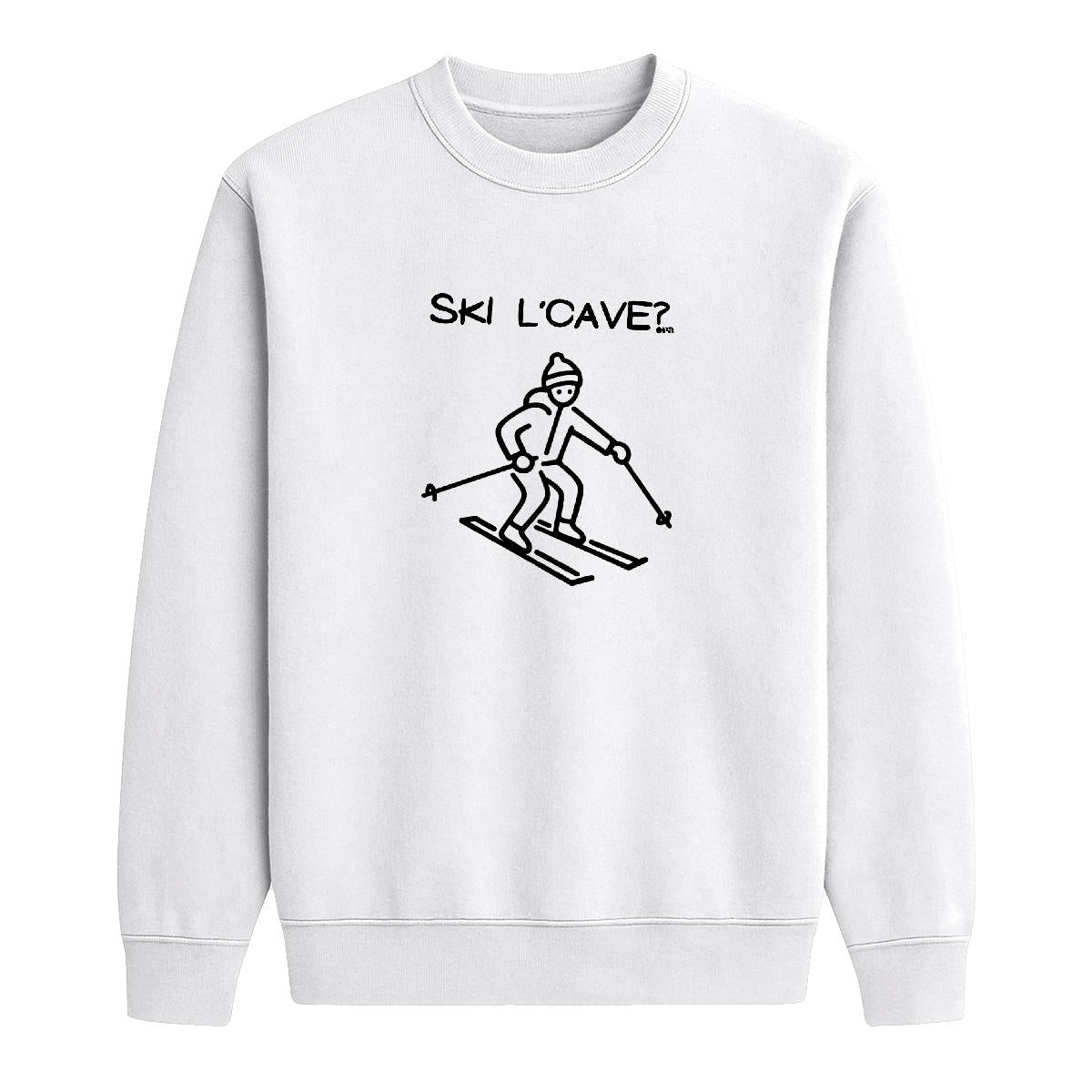 Sweat-shirt Ski l'cave