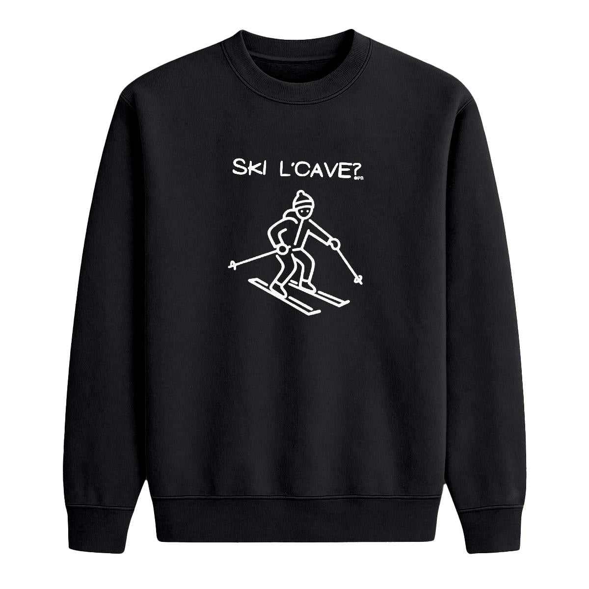 Sweat-shirt Ski l'cave