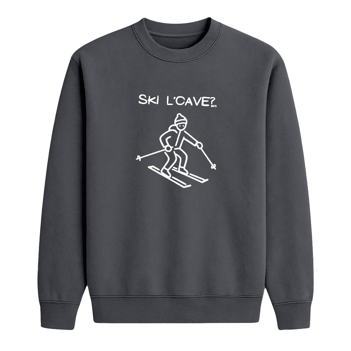 Sweat-shirt Ski l'cave