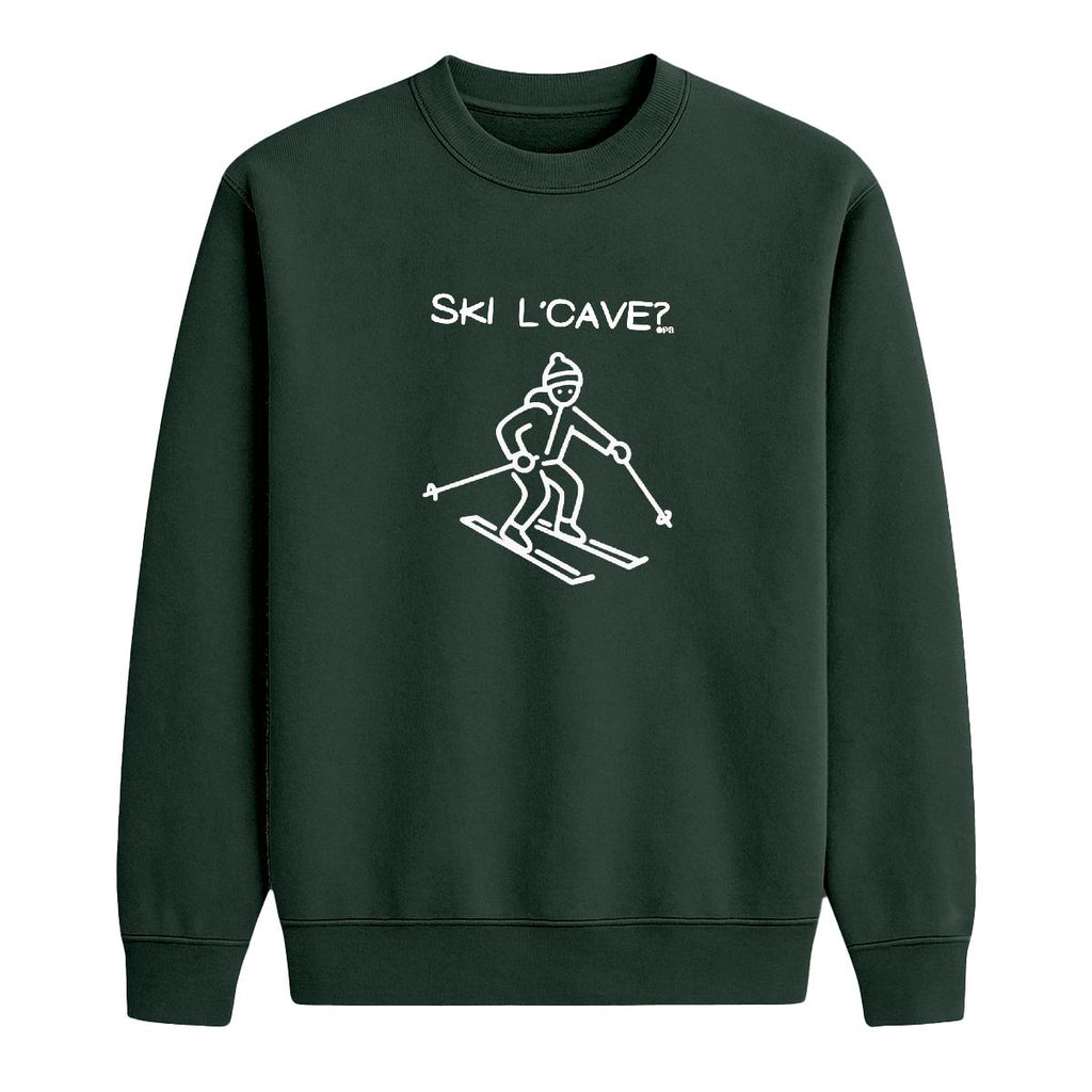 Sweat-shirt Ski l'cave