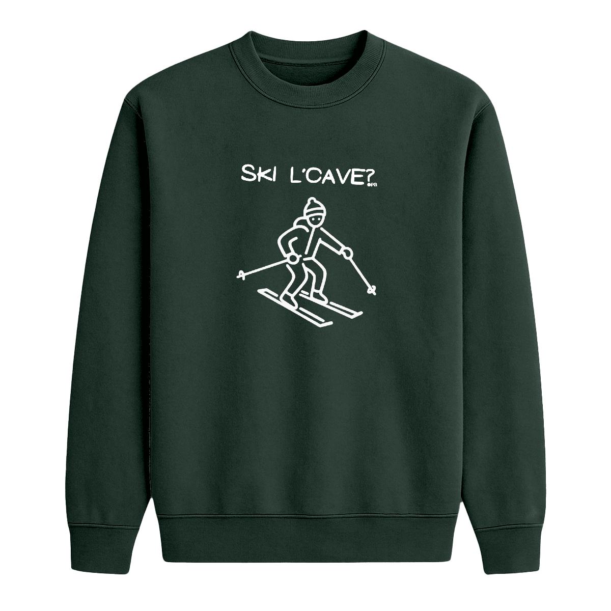 Sweat-shirt Ski l'cave