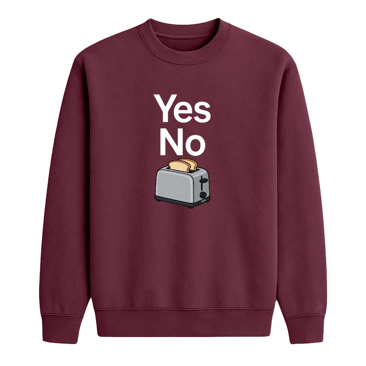 Sweat-shirt Yes no toaster
