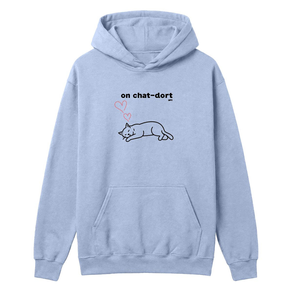 Hoodie On chat-dort