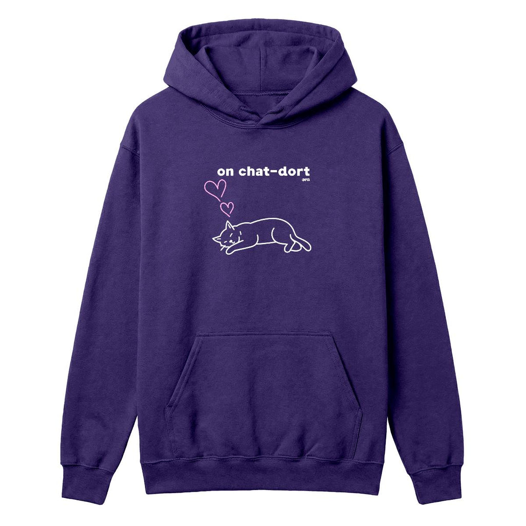 Hoodie On chat-dort