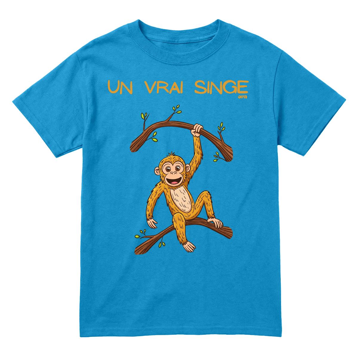 T-Shirt Un vrai singe enfant