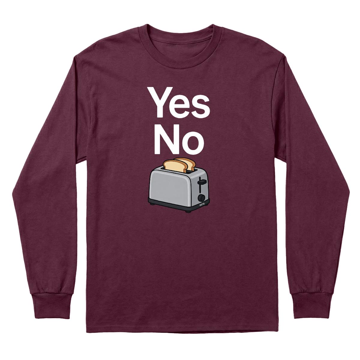 Chandail Yes no toaster