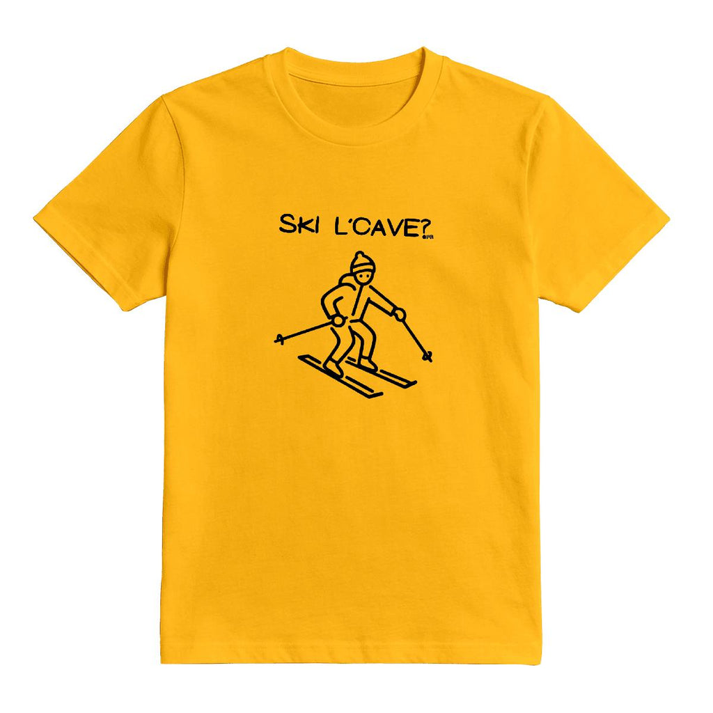 T-Shirt Ski l'cave