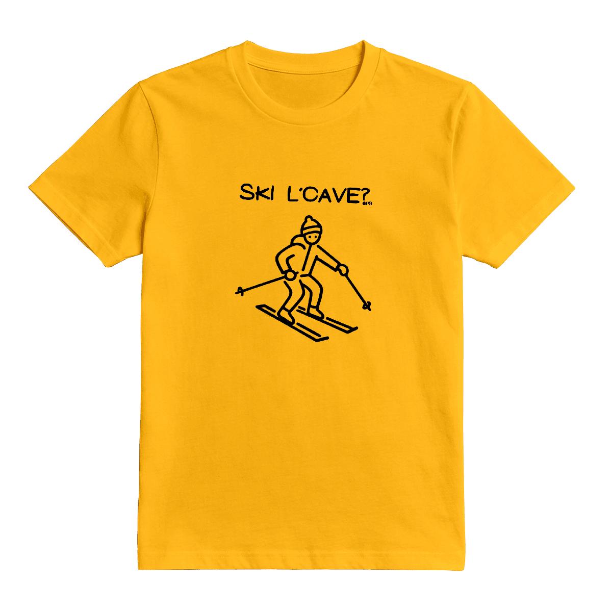 T-Shirt Ski l'cave