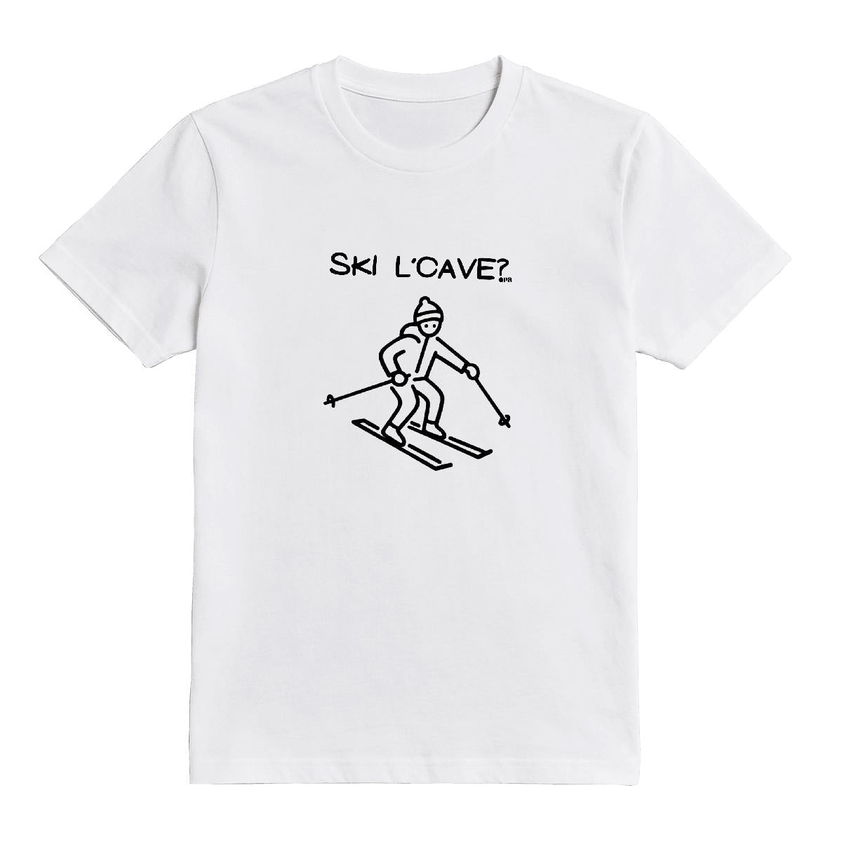 T-Shirt Ski l'cave